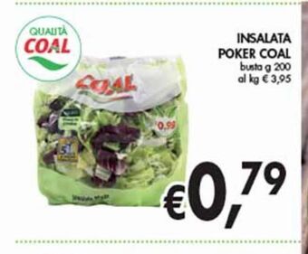 Supermercato Coal Insalata poker coal offerta