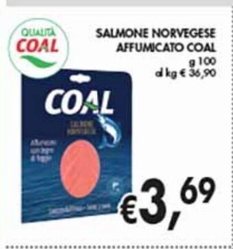 Supermercato Coal Salmone norvegese affumicato coal offerta
