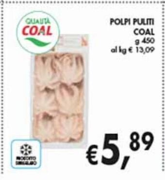 Supermercato Coal Polpi puliti coal offerta