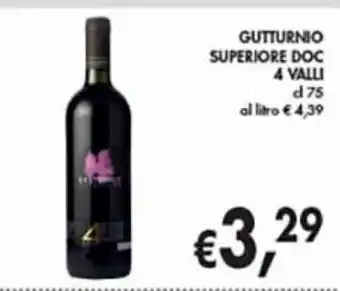 Gutturnio superiore doc 4 valli