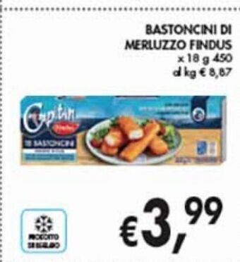 Supermercato Coal Bastoncini di merluzzo findus offerta