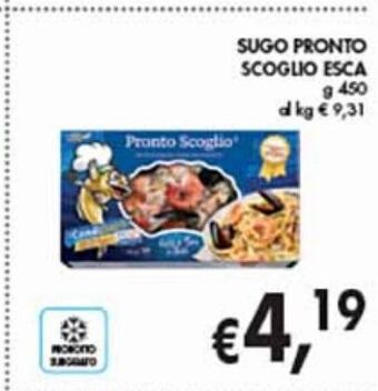 Sugo pronto scoglio esca