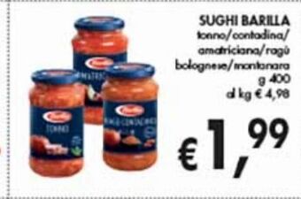 Supermercato Coal Sughi barilla offerta