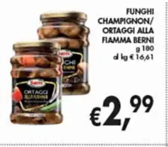 Supermercato Coal Funghi champignon/ortaggi alla fiamma berni offerta