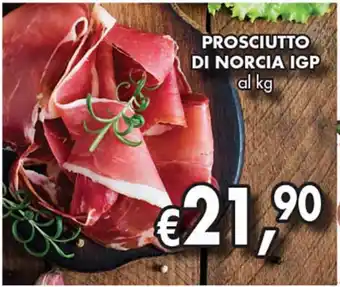 Supermercato Coal Prosciutto di norcia igp al kg offerta