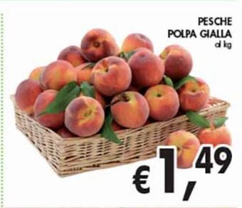 Supermercato Coal Pesche polpa gialla al kg offerta
