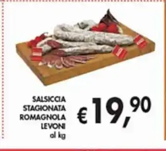 Supermercato Coal Salsiccia stagionata romagnola levoni al kg offerta