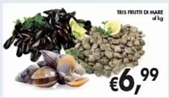 Supermercato Coal Tris frutti di mare al kg offerta