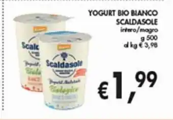 Supermercato Coal Yogurt bio bianco scaldasole intero/magro g 500 offerta