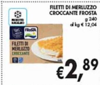 Supermercato Coal Filetti di merluzzo croccante frosta g 240 offerta