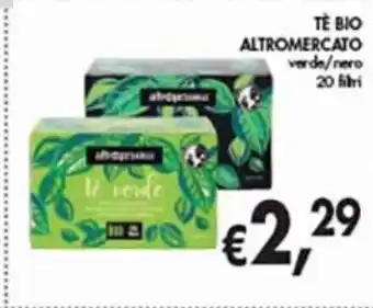 Supermercato Coal Te bio altromercato verde/nero 20 filtri offerta