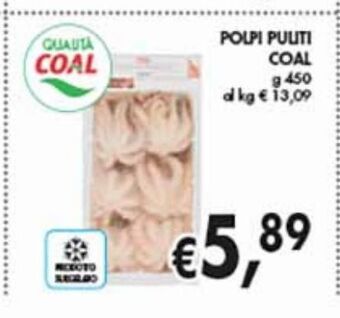 Supermercato Coal Polpi puliti coal g 450 offerta