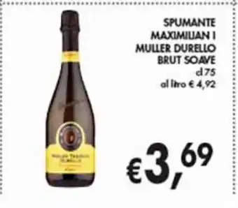 Supermercato Coal Spumante maximillian i muller durello brut soave cl 75 offerta