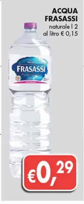 Supermercato Coal Acqua frasassi naturale l 2 offerta