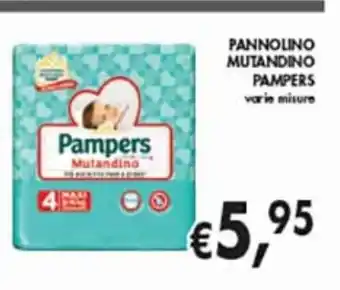 Supermercato Coal Pannolino mutandino pampers varie misure offerta