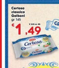 DeSpar Express Certosa classica galbani offerta