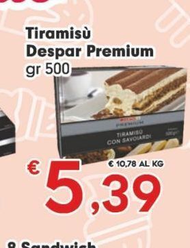 DeSpar Express Tiramisù despar premium offerta
