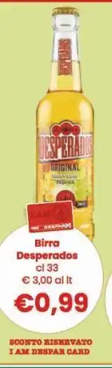 DeSpar Express Birra desperados offerta