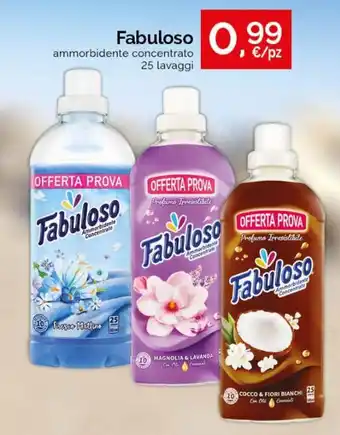 Acqua & Sapone Fabuloso Ammorbidente Concentrato 25 lavaggi offerta