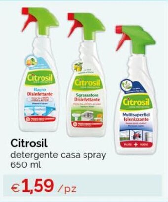 Acqua & Sapone Citrosil detergente casa spray 650 ml offerta