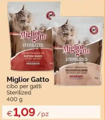 Acqua & Sapone Miglior Gatto cibo per gatti Sterilized 400 g offerta