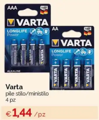 Varta pile stilo/ministilo 4 pz