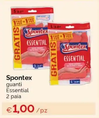 Acqua & Sapone Spontex guanti Essential 2 paia offerta