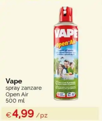Acqua & Sapone Vape spray zanzare Open Air 500 ml offerta