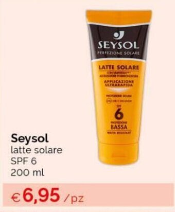 Acqua & Sapone Seysol latte solare SPF 6 200 ml offerta
