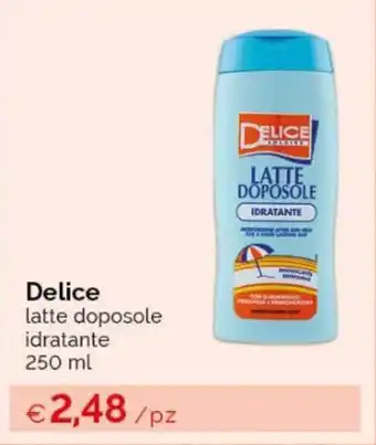 Acqua & Sapone Delice latte doposole idratante 250 ml offerta