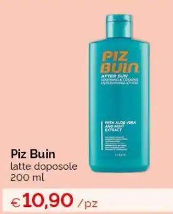 Acqua & Sapone Piz Buin latte doposole 200 ml offerta