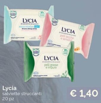 Acqua & Sapone Lycia salviette struccanti 20 pz offerta