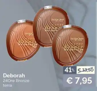 Acqua & Sapone Deborah 24 Ore Bronze terra offerta