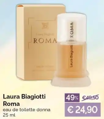 Acqua & Sapone Laura Biagiotti Roma eau de toilette donna 25 ml offerta