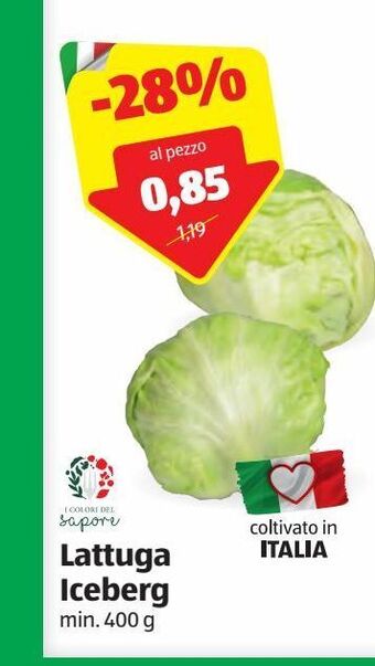 ALDI Lattuga iceberg offerta