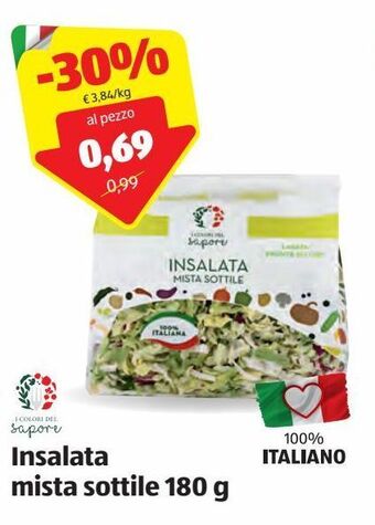 ALDI Insalata mista sottile 180 g offerta