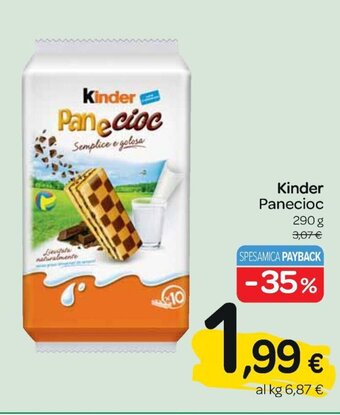Carrefour Express Kinder Panecioc 290 g offerta