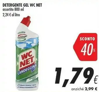 Coop Wc net Detergente Gel 800 Ml offerta