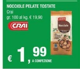 Crai Nocciole Pelate E Tostate