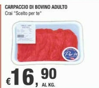 Crai Crai Carpaccio Di Bovino Adulto offerta