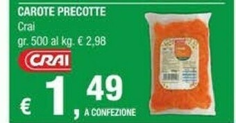 Crai Carote offerta