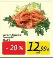 Carrefour Market Gamberi Argentina Decongelati offerta