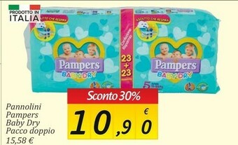 Carrefour Market Pampers Baby Dry offerta