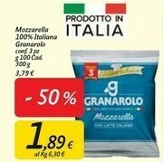 Carrefour Market Granarolo Mozzarella offerta