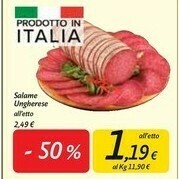 Carrefour Market Salame Ungherese offerta