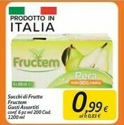 Carrefour Market Fructem Succo E Polpa Di Pera 1200 G(ml) offerta