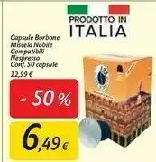 Carrefour Market Nespresso Capsule Borbone offerta