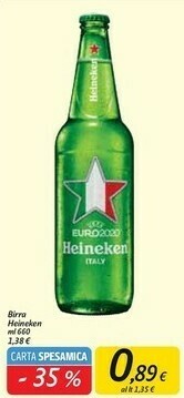 Carrefour Market Heineken Birra 660 G(ml) offerta