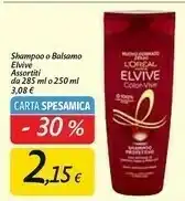 Carrefour Market L'Oreal Paris Shampoo/ Balsamo offerta
