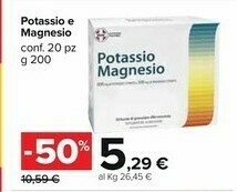 Carrefour Market Potassio E Magnesio offerta